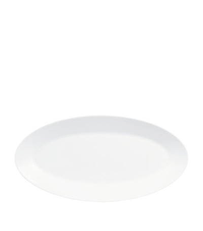 Wedgwood White Oval Serving Platter (39cm X 21cm)