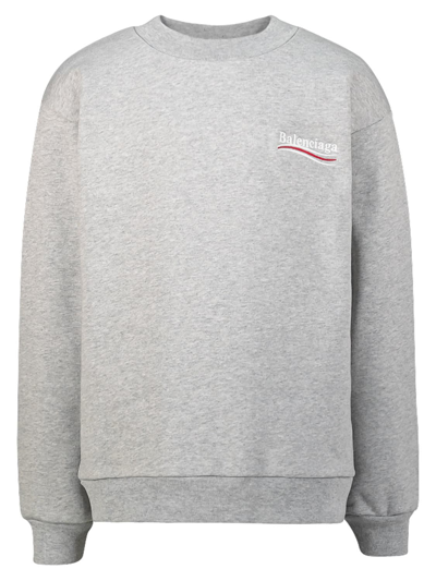 Balenciaga Kids Sweatshirt In Grey