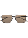 AKONI SPRINT SQUARE-FRAME SUNGLASSES