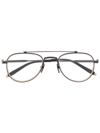 Akoni Mercury Round-frame Glasses In Black