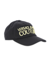 VERSACE JEANS COUTURE EMBROIDERED LOGO BASEBALL CAP
