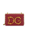 Dolce & Gabbana Women's D & G Girls Leather Shoulder Bag In Rosso Papa