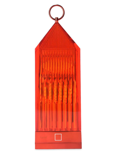 Kartell Lantern Rechargeable Lamp In Red