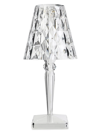 Kartell Big Battery Dimmerable Lamp In Crystal