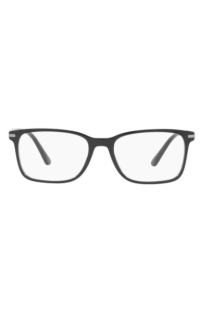 PRADA PRADA 56MM RECTANGULAR OPTICAL GLASSES