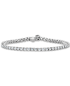 Macy's Diamond Tennis Bracelet (2 Ct. T.w.) In 14k White Gold In White Gold