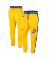 NIKE MEN'S NIKE GOLD LOS ANGELES LAKERS 2021/22 CITY EDITION THERMA FLEX SHOWTIME PANTS