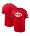 NIKE MEN'S NIKE RED KANSAS CITY CHIEFS HOMETOWN COLLECTION KCMO T-SHIRT