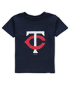 OUTERSTUFF BOYS AND GIRLS INFANT NAVY MINNESOTA TWINS PRIMARY TEAM LOGO T-SHIRT