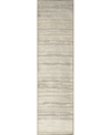 D Style Brisbane Br4 2'3" X 7'6" Runner Area Rug In Ivory