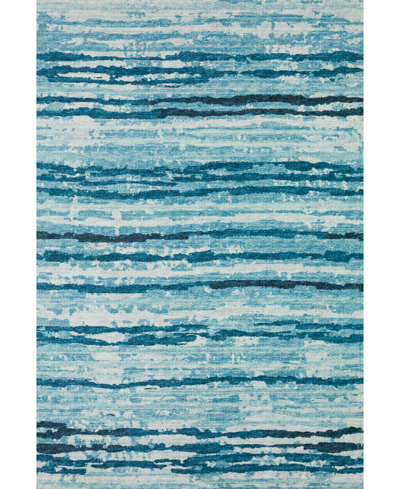 D Style Celia Ripple 5' X 7'6" Area Rug In Mist