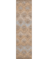 D Style Brisbane Br9 2'3" X 7'6" Runner Area Rug In Camel