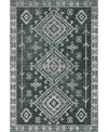 D Style Brisbane Washable Br2 5' X 7'6" Area Rug In Midnight