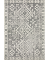 D Style Brisbane Washable Br2 5' X 7'6" Area Rug In Silver-tone