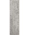 D Style Brisbane Washable Br2 2'3" X 7'6" Runner Area Rug In Silver-tone