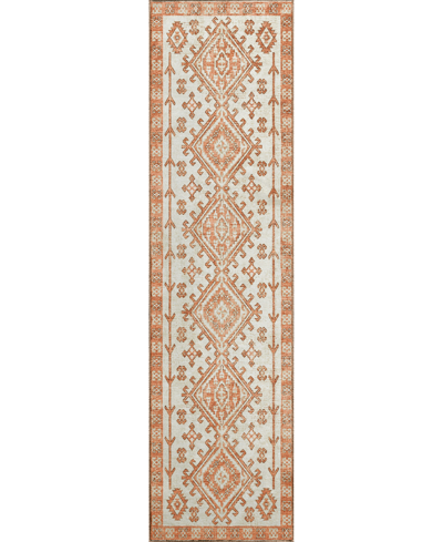D Style Brisbane Br2 2'3" X 7'6" Runner Area Rug In Ivory