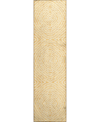 D Style Brisbane Br3 2'3" X 7'6" Runner Area Rug In Gold-tone