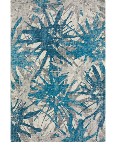 D Style Brisbane Br6 3' X 5' Area Rug In Cobalt