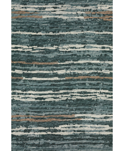 D Style Brisbane Br4 5' X 7'6" Area Rug In Midnight