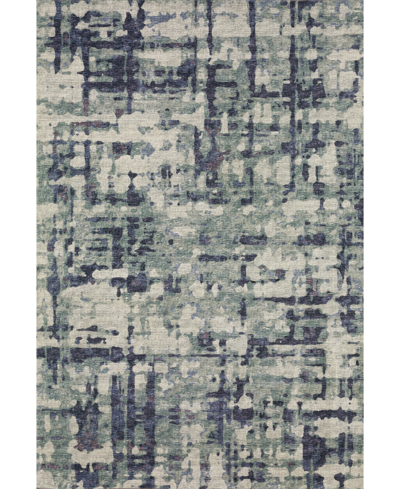 D Style Brisbane Br5 5' X 7'6" Area Rug In Eggplant