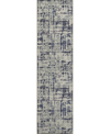 D Style Brisbane Br5 2'3" X 7'6" Runner Area Rug In Eggplant