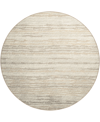 D Style Brisbane Br4 8' X 8' Round Area Rug In Ivory