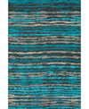 D Style Brisbane Washable Br4 3' X 5' Area Rug In Blue