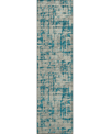 D Style Brisbane Washable Br5 2'3" X 7'6" Runner Area Rug In Teal