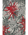 D Style Brisbane Washable Br6 3' X 5' Area Rug In Cinnabar