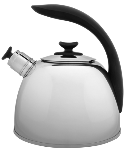 Berghoff Essentials Lucia 2.6-qt. Stainless Steel Whistling Tea Kettle In Silver