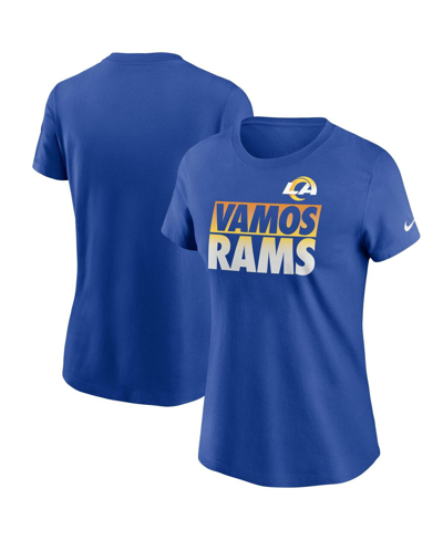 Nike Women's  Royal Los Angeles Rams Hometown Collection T-shirt
