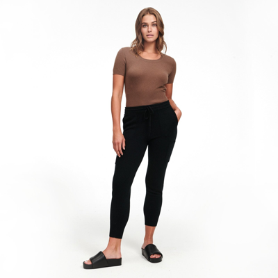 Naadam Cashmere Cargo Jogger In Black