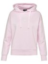 Apc Christina Logo Organic Cotton Hoodie In Pink