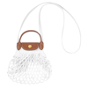 Longchamp Mesh Bag Xs Le Pliage Filet In Ecru
