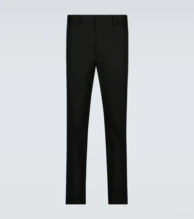 Acne Studios Ayonne Cotton-blend Twill Trousers In Black