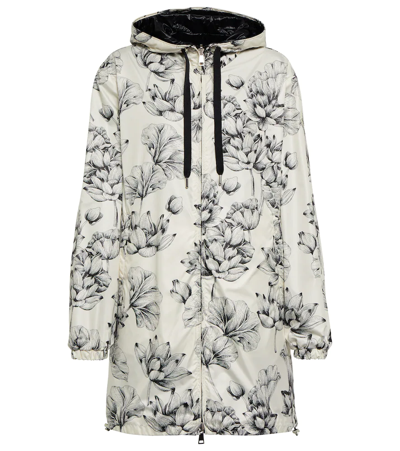 Moncler Guethary Reversible Hooded Floral-print Shell Jacket In Multicolore