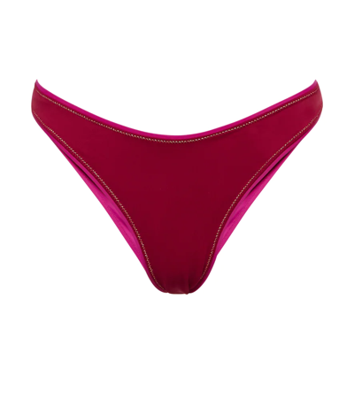 Reina Olga Katia Bikini Bottoms In Deep Red