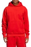 Adidas Originals X Pharrell Williams Unisex Basics Hooded Sweatshirt In Red