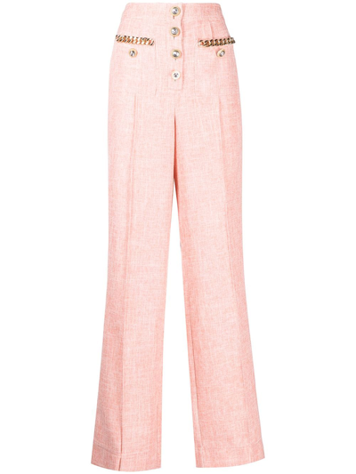 Alice Mccall Catalina High-waisted Tailored Trousers In Orange