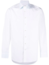 Etro Crisp White Long Sleeve Button-down Shirt In White