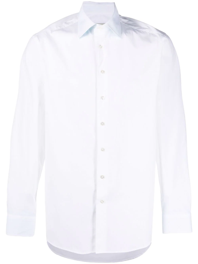 Etro New Logo Long Sleeve Shirt In White