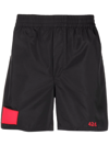 424 PATCH-DETAIL TRACK SHORTS