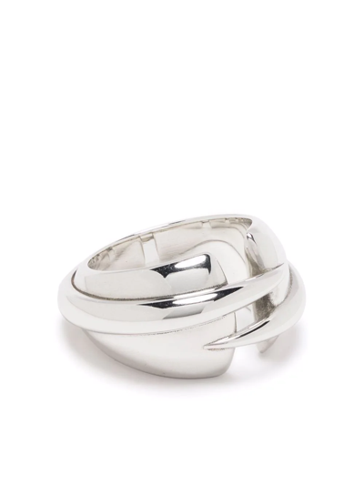 Mdg X Ct Double-spike Ring In Silber