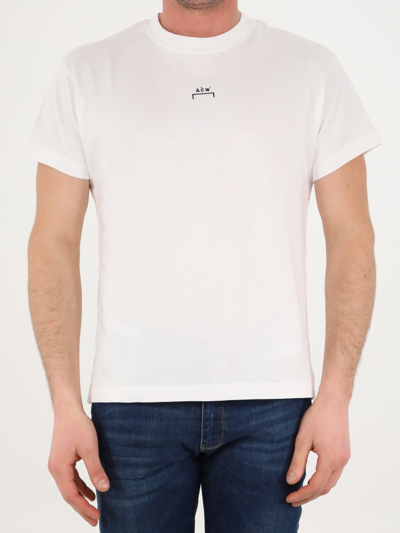 A-cold-wall* White T-shirt With Panels Print