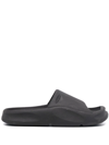 Heron Preston Eco Molded Rubber Slide Sandals In Black