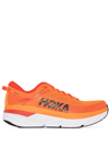 Hoka Orange Bondi 7 Low Top Sneakers