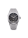 D1 Milano Watch Skeleton Bracelet 41.5 Mm In Silver