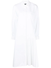 JUUNJ PLEATED SHIRT DRESS