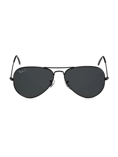 Ray Ban Rb3025 58mm Aviator Sunglasses In Black