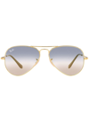 Ray Ban Rb3689 Bi-gradient Sunglasses Arista Frame Blue Lenses 55-14 In Blue